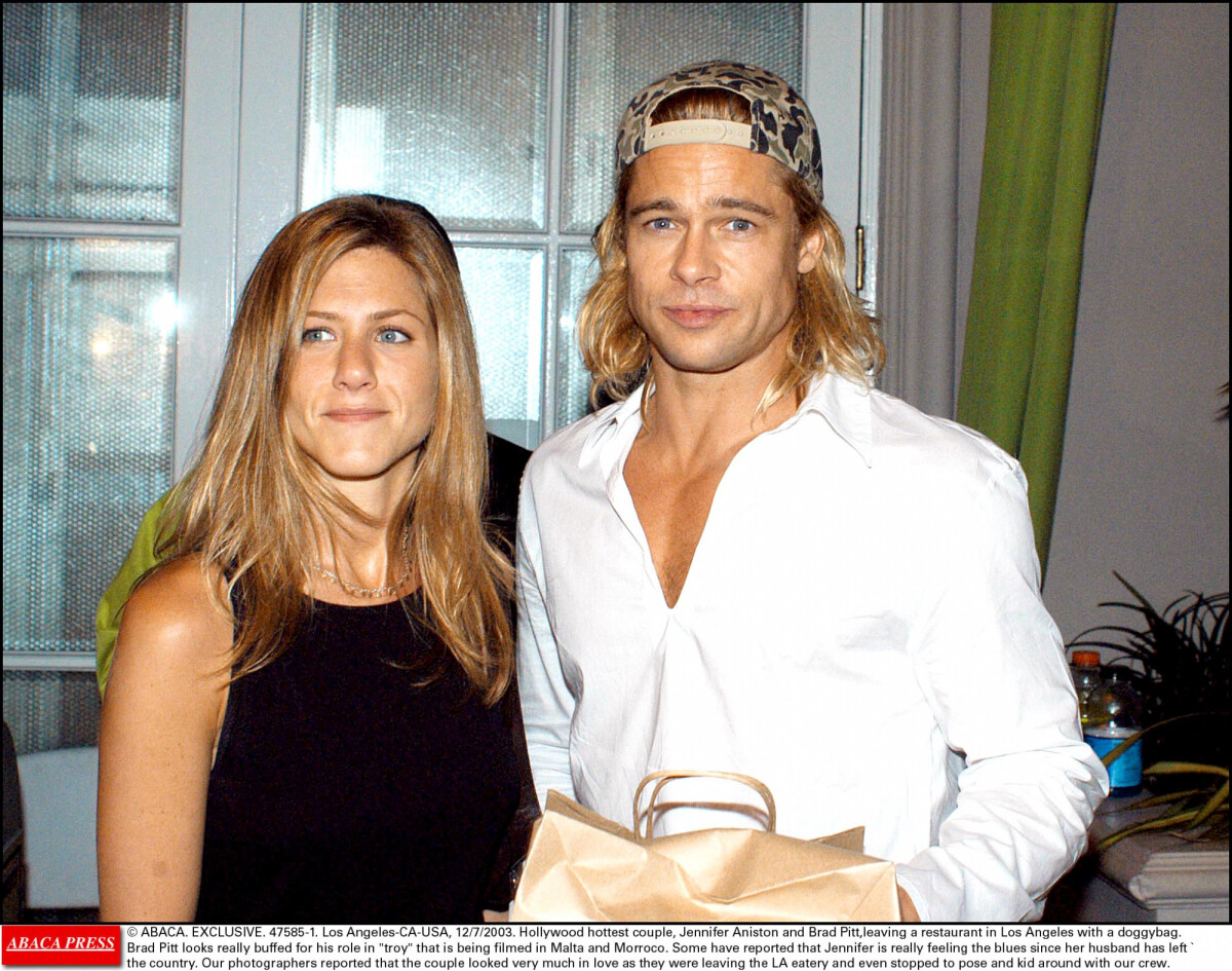 Photo Jennifer Aniston Et Brad Pitt Los Angeles Ode Purepeople 
