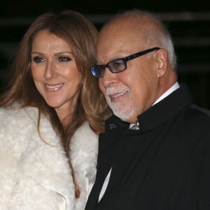 Celine Dion et Rene Angelil quittent leur hotel pour se rendre sur le plateau de l'emission TV "Vivement Dimanche" a Paris. Le 13 novembre 2013 