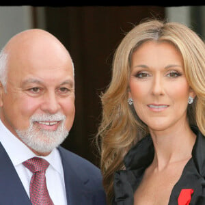 Céline Dion et René Angélil - Céline Dion est faite chevalier de la légion d'honneur à l'Elysée le 23 mai 2008