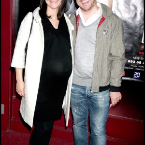 Archives - Bruno Guillon et sa femme Marion - Générale du spectacle d'Elie Semoun "Merki" à l'Olympia. Le 16 octobre 2008. © Guillaume Gaffiot/Bestimage