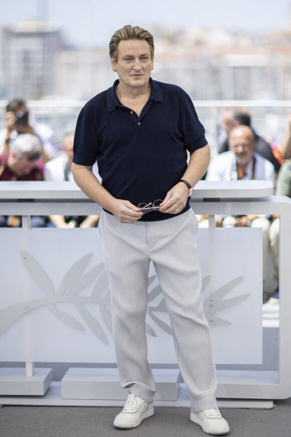 Benoît Magimel au photocall de "Pacifiction" lors du 75ème Festival International du Film de Cannes, le 27 mai 2022. © Cyril Moreau / Bestimage