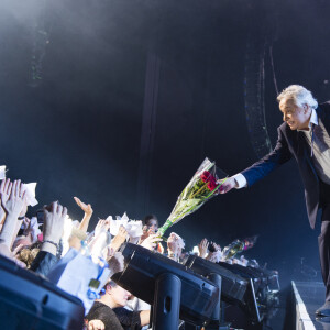 Michel Sardou - Ultime concert de Michel Sardou pour la dernière date de son spectacle "La dernière danse" à la Seine Musicale à Boulogne-Billancourt le 12 avril 2018. © Pierre Perusseau/Bestimage.