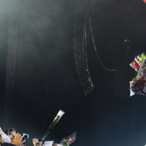 Michel Sardou - Ultime concert de Michel Sardou pour la dernière date de son spectacle "La dernière danse" à la Seine Musicale à Boulogne-Billancourt le 12 avril 2018. © Pierre Perusseau/Bestimage.