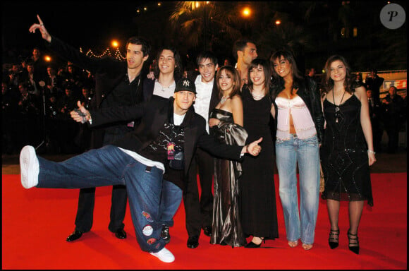 Des élèves de la "Star Academy 4" lors des NRJ Music Awards le 22 janvier 2005 à Cannes.