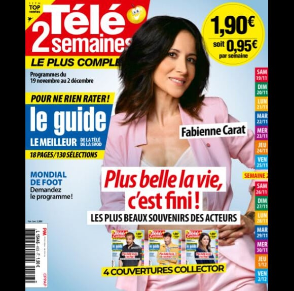 Couverture du magazine "Télé 2 Semaines" du 14 novembre 2022