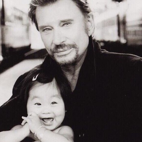 Johnny Hallyday fête les 10 ans de sa fille Jade sur Instagram, le 3 août 2014.