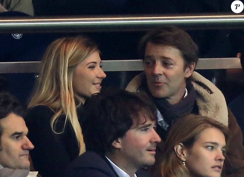 Francois Baroin et sa fille Constance - Match de coupe de la ligue PSG ...