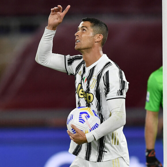 Cristiano Ronaldo - Match de football serie A Rome / Juventus de Turin (2-2) au stade Olimpico de Rome le 27 septembre 2020. © Inside / Panoramic / Bestimage