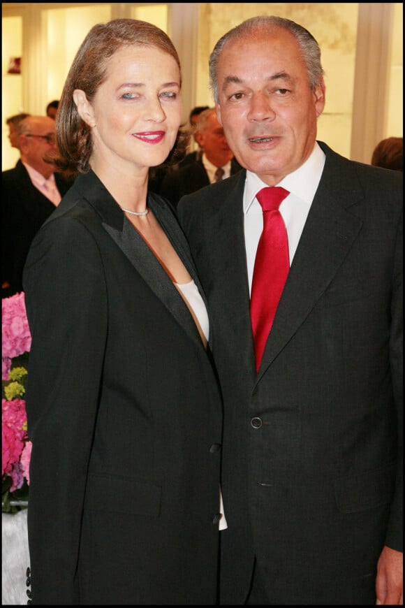 Charlotte Rampling et Jean-Noël Tassez - Soirée pour le 60ème anniversaire de Christian Dior