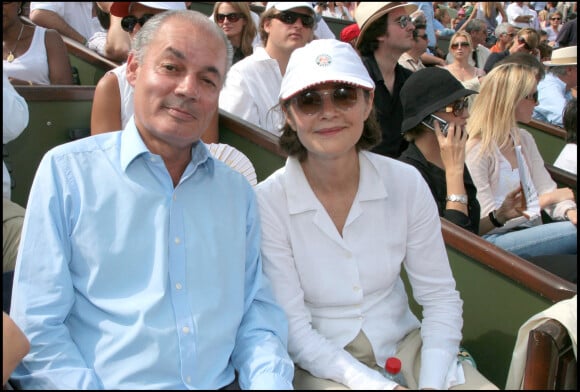 Charlotte Rampling et Jean-Noël Tassez - Roland-Garros 2007