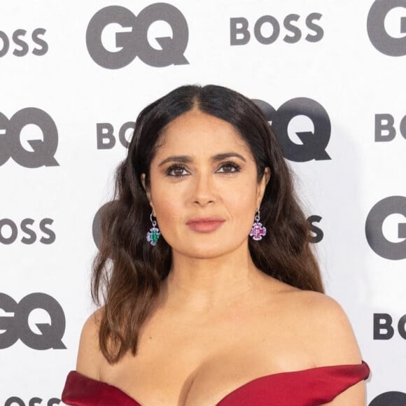 Salma Hayek - Photocall de la soirée GQ Men of the Year au Mandarin Oriental à Londres le 16 novembre 2022.