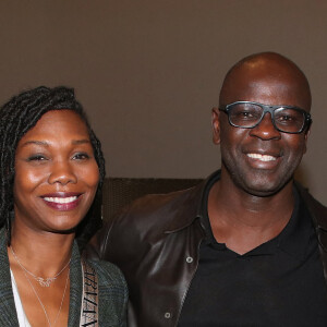 Lilian Thuram et sa femme Kareen Guiock - Dîner des Amis du Musée d'Art Moderne à Paris, France, le 18 Octobre 2022. © Bertrand Rindoff / BestImage