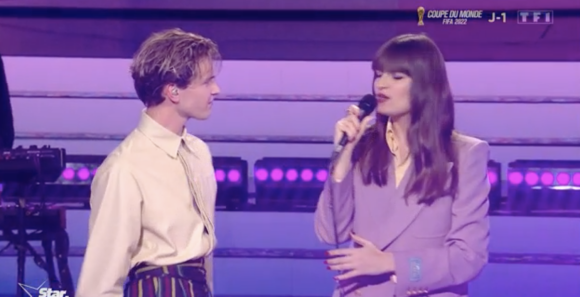 Louis a chanté "Respire encore" avec Clara Luciani lors de la demi-finale de la "Star Academy" - TF1