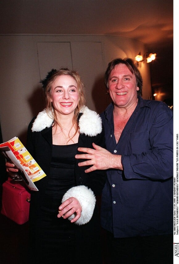 Julie Depardieu et son père Gérard.