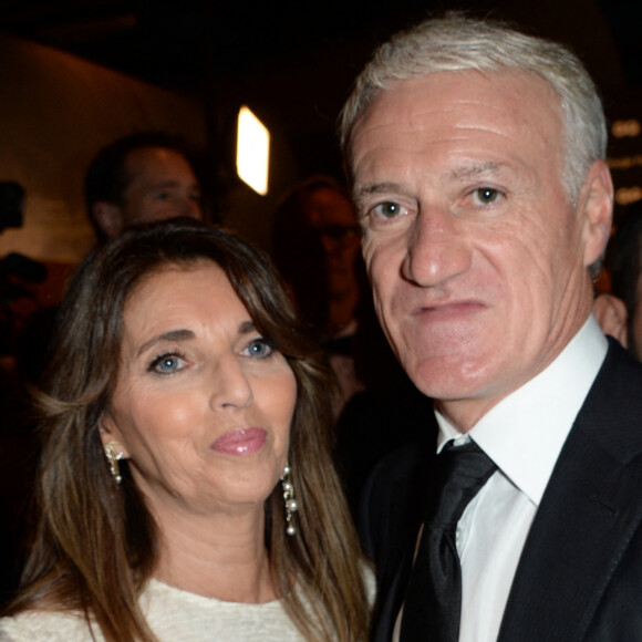 Exclusif - Didier Deschamps (Manager de la décennie) et sa femme Claude - Cocktail pour la remise des GQ Awards "Les Hommes de l'Année" au Centre Pompidou à Paris. © Veeren/Bestimage
