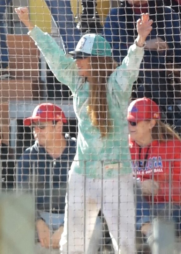 Gerard Pique et son ex-femme Shakira se croisent et s'ignorent totalement lors d'un match de baseball de leur fils Milan à Barcelone. Ils ne se sont ni regardés ni adressés la parole. Barcelone, le 19 novembre 2022.