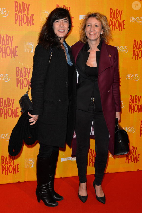 Mélanie Doutey et Alexandra Lamy - Avant-première du film "Baby Phone" au Cinéma UGC Normandie à Paris le le 20 février 2017. © Coadic Guirec/Bestimage