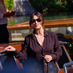 Monica Bellucci au Lido lors du 79ème Festival International du Film de Venise (Mostra), le 9 septembre 2022. 