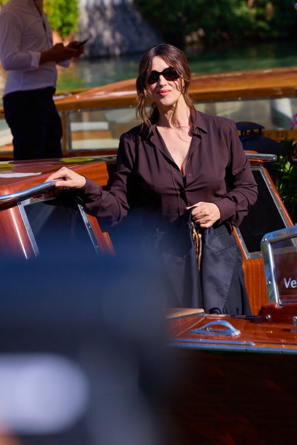 Monica Bellucci au Lido lors du 79ème Festival International du Film de Venise (Mostra), le 9 septembre 2022. 