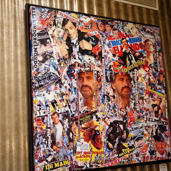 Exclusif - Illustration - Vernissage de l’Exposition d’Anne Mondy, "Une époque formidable, Nos indétrônables du cinéma français", au restaurant Veramente à Paris. Le 21 novembre 2022 © Anne-Sophie Guebey via Bestimage  Exclusive - No Web No Blog pour Belgique et Suisse 