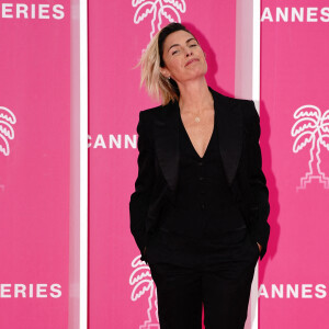 Alessandra Sublet - Arrivées au photocall de la cérémonie de clôture sur le pink carpet de la 5ème édition du Festival International Canneseries à Cannes le 6 avril 2022. © Norbert Scanella / Panoramic / Bestimage 