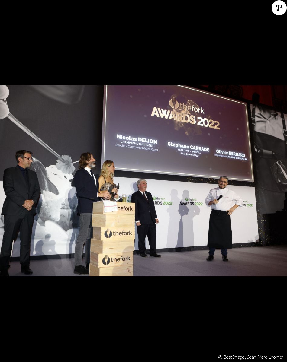 Exclusif - Soirée de Gala - TheFork Awards 2022 : Le Chef Stéphane Carrade - Le Skiff Club - Haaïtza au Pyla-sur-Mer au Palais de la Bourse de Bordeaux, le 21 novembre 2022 pour la remise des Trophées TheFork Awards 2022 © Jean-Marc Lhomer / Bestimage