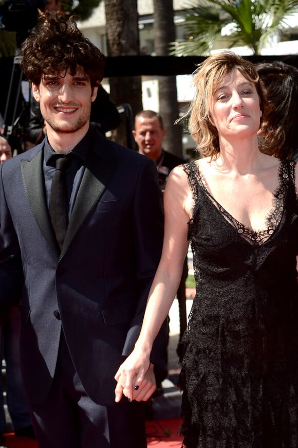 Louis Garrel, Marisa Bruni Tedeschi (Borini) - Montée des marches du film "Un château en Italie" lors du 66 eme Festival du film de Cannes en 2013
