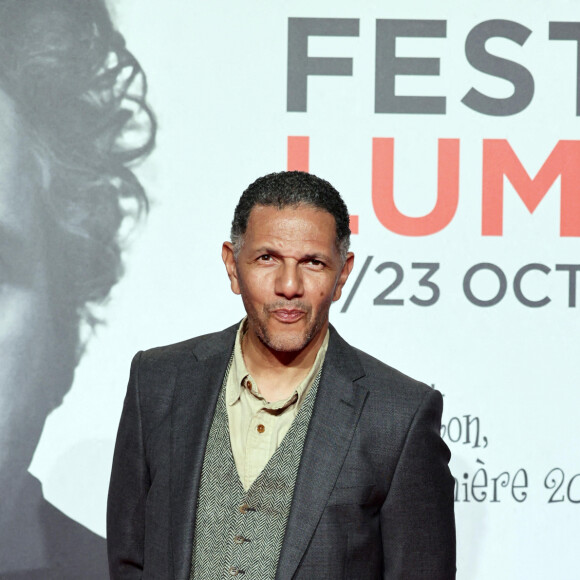 Roschdy Zem - Photocall lors de la cérémonie d'ouverture de la 14ème édition du Festival Lumière 2022 à la Halle Tony Garnier à Lyon le 15 octobre 2022. © Domnique Jacovides / Bestimage 
