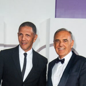Roschdy Zem;Alberto Barbera - Arrivées à la première du film "Les miens" lors de la 79ème édition du festival international du film de Venise, la Mostra le 9 septembre 2022. 