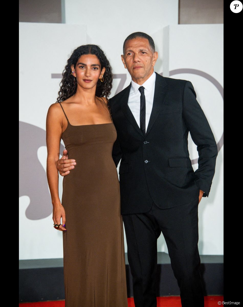 Nina Zem, Roschdy Zem - Arrivées à la première du film "Les miens" lors de la 79ème édition du festival international du film de Venise, la Mostra le 9 septembre 2022.