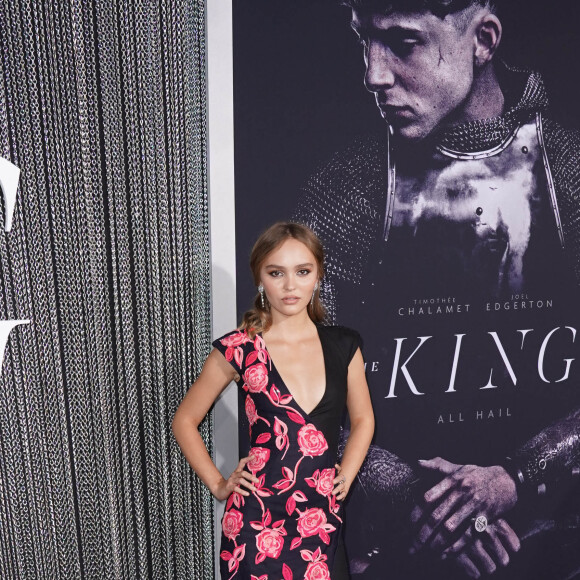 Lily-Rose Depp à la projection du film Netflix's "The King" à l'école d'arts visuels de New York City, New York, Etats-Unis, le 1er octobre 2019. 
