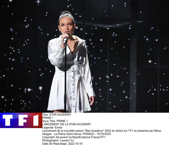 Enola, candidate de la Star Academy sur TF1.