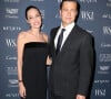Angelina Jolie et son mari Brad Pitt en soirée.