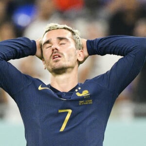 Antoine Griezmann lors du match du groupe D opposant la France au Danemark lors de coupe de Monde au stade 974 à Doha au Qatar, le 26 novembre 2022. © Jean-Baptiste Autissier/Panoramic/Bestimage