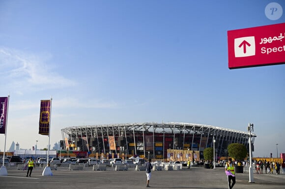 Illustration du stade 974 pour le match de football du groupe H opposant le Portugal au Ghana lors de coupe de Monde au stade 974 à Doha au Qatar, le 24 novembre 2022. © Jean-Baptiste Autissier/Panoramic/Bestimage  General view outside the stadium prior to the FIFA World Cup Qatar 2022 Group H match between Portugal and Ghana at Stadium 974 in Doha, Qatar, on November 24, 2022. 