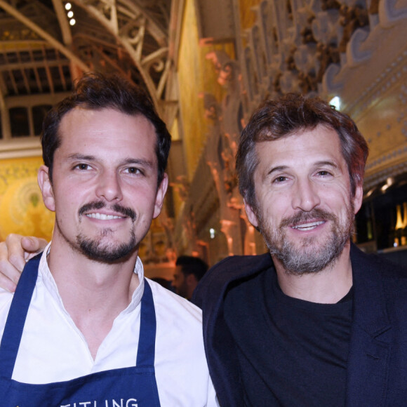 Exclusif - Le chef Juan Arbelaez, Guillaume Canet - Dîner de charité Breitling à la Samaritaine pour l'association "Premiers de Cordée" à Paris le 14 novembre 2022. © Rachid Bellak/Bestimage