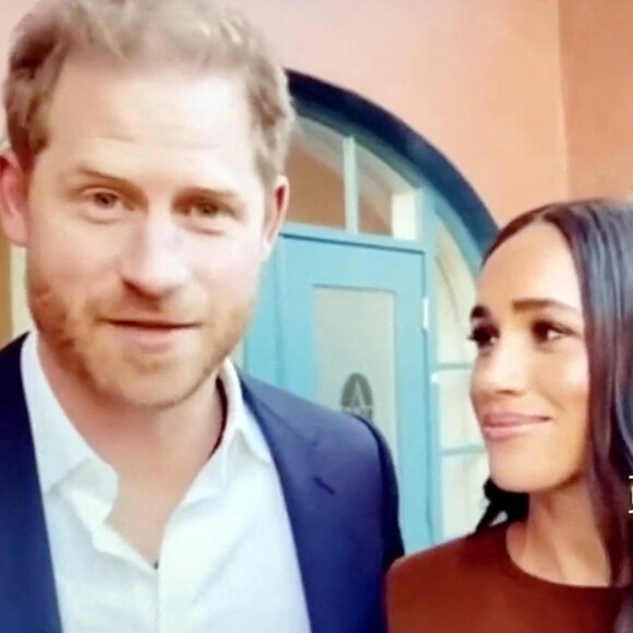 Le prince Harry et Meghan Markle partagent un message personnel avec Sir Elton John avant son concert d'adieu. © JLPPA/Bestimage 