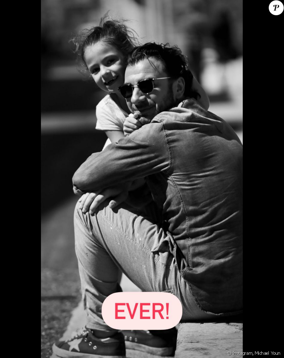 Micha l Youn Rarissimes Photos De Ses Enfants Seven Et Stellar Ses 