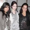 Jessica Szohr, Michelle Trachtenberg et Mena Suvari lors du défilé Jill Stuart, à l'occasion de la Fashion Week new-yorkaise, à New York, le 15 février 2010.