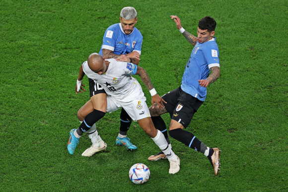 Andre Ayew - Match "Ghana - Uruguay" (0-2) lors de la Coupe du Monde 2022 au Qatar, le 2 décembre 2022. © SPP / Panoramic / Bestimage
