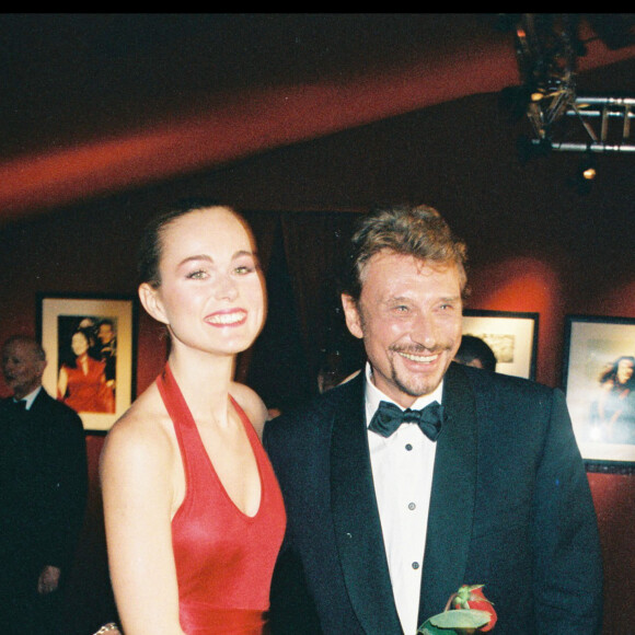 Johnny et Laeticia Hallyday à Cannes en 1998