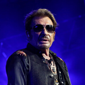 Exclusif - Johnny Hallyday sur scène lors de son premier concert, à Nîmes.