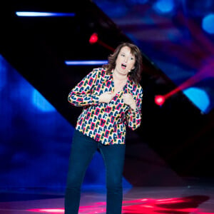 Anne Roumanoff - Enregistrement de l'émission "Les comiques préférés des français, les 30 femmes les plus drôles" à la Seine Musicale à Paris. Le 11 octobre 2021. © Tiziano Da Silva / Bestimage