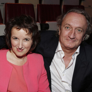 Anne Roumanoff et son mari Philippe Vaillant - Gala de l'IFRAD au Cirque D'Hiver à Paris.