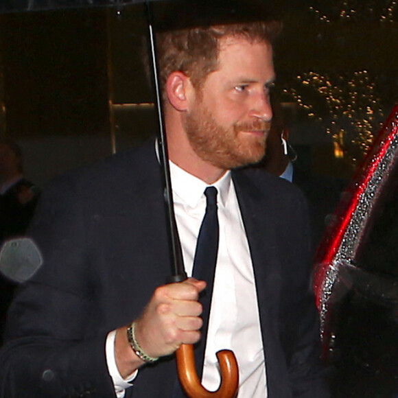 Le prince Harry arrivant au Ripple of Hope Award à New York le 6 décembre 2022