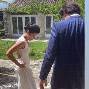 Mariage d'Athur Jugnot et Flavie Péan. Instagram, juin 2022.