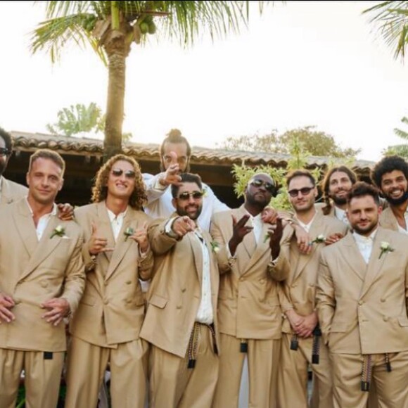 Joalukas pendant le mariage de son frère Joakim. @ Instagram / Joalukas Noah