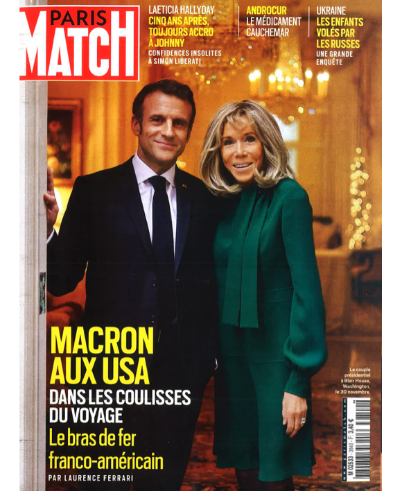 Le magazine Paris Match du 8 décembre 2022