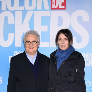 Daniel Prevost et sa femme Françoise à l'avant-première du film "Choeur de Rocker" au Cinema UGC Normandie à Paris le 8 décembre 2022. © Federico Pestellini / Panoramic / Bestimage 