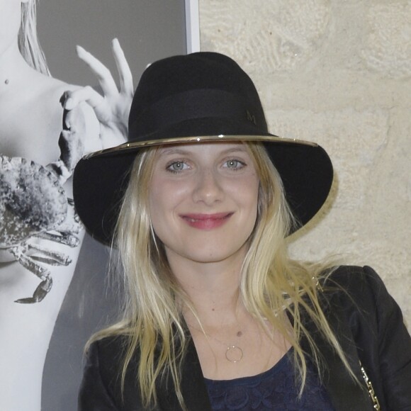 Mélanie Laurent enceinte - Vernissage de l'exposition "Fishlove Gelati" à la Galerie Baudoin Lebon à Paris, le 28 mai 2013.